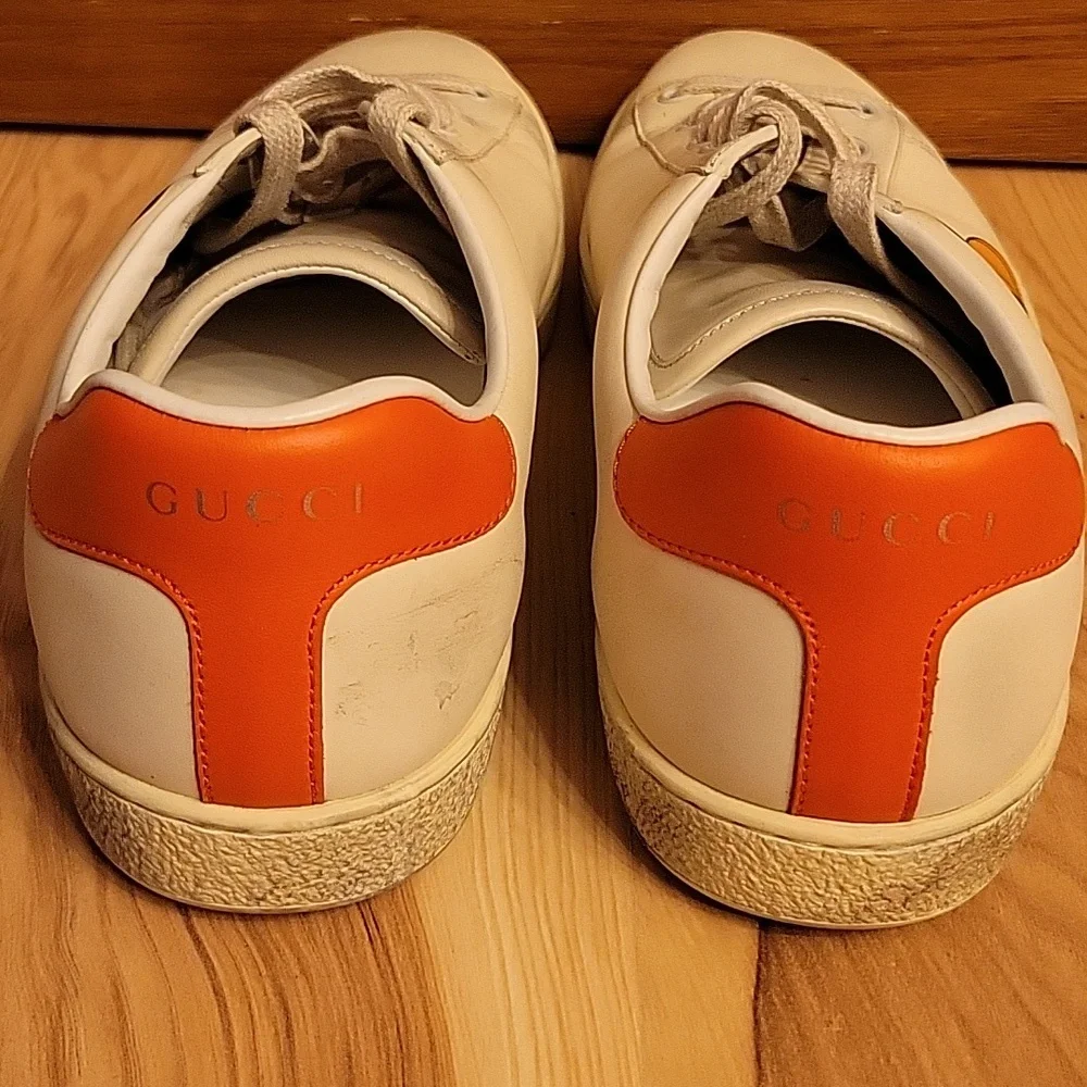 Disney x Gucci Men Ace Low Sneakers (Mickey Mouse, Ivory)